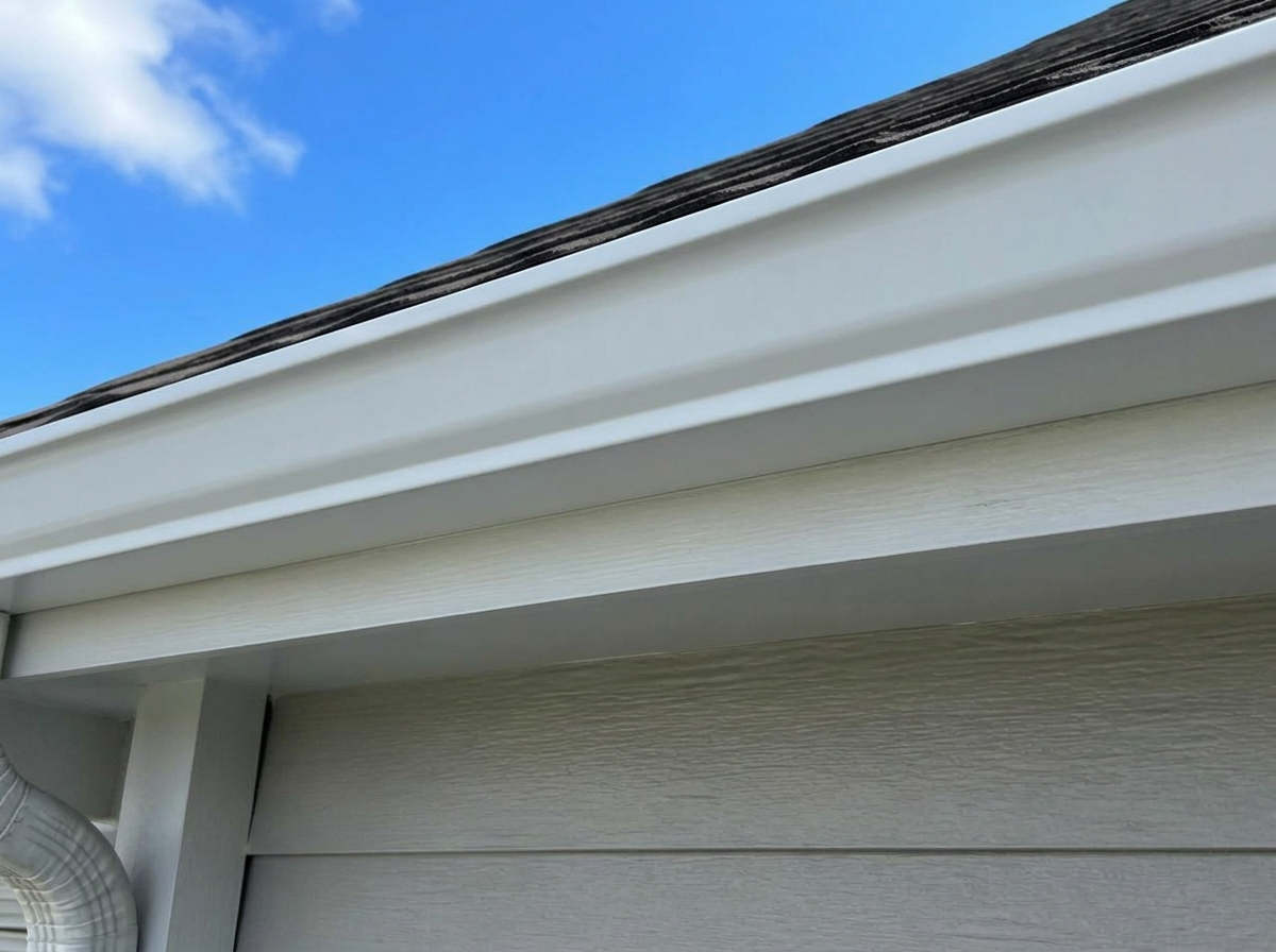 Exterior Gutter Cleaning — after