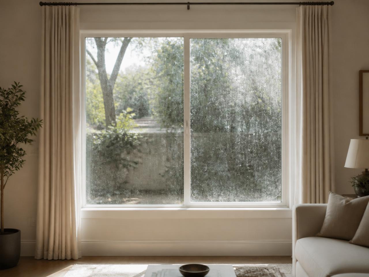 Interior Window Cleaning — before